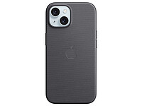 Apple Feingewebe Case iPhone 15 mit MagSafe (schwarz) 